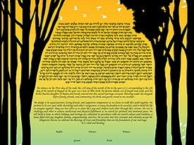 The Forest Keepers Ketubah
